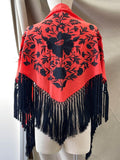 LA-MOD13 MANTONCILLO BORDADO CORAL ACAPULCO  MANT6999