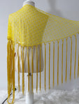 MANTONCILLO  NINA PLUMETI AMARILLO MANT1099