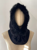 Pasamontañas de Punto para Mujer con Pelo Suave-Gorro y Cuello 2 en 1 -Cálido y Cómodo para Invierno go1499