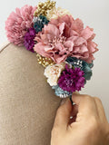 CORONA DE FLAMENCAS PARA NINA LARGA 18CM ANCHO 8CM FLO1399 - FELIZ SHOPPING 