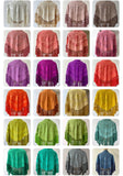 Mantón Flamenco Bordado con Flecos -Mantoncillo de Flamenca -Varios Colores Tk26