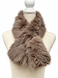 Bufanda de Pelo Sintético para Mujer – Suave, Cálida y Elegante – 94 × 13 cm 270063