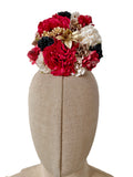 Ramillete de Flores Flamenca Hecha a Mano con Flores de Tela TK-26-f16 - FELIZ SHOPPING 