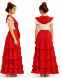 70299 Conjunto Flamenco Piquillo y Falda con Volantes (Camiseta Blanca No Incluida)