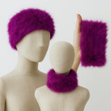 Cuello de pelo 2 en 1 -Cuello y Gorro en Uno bu1499
