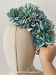 FLORES DE FLAMENCAS VERDE AGUA FLO1499 - FELIZ SHOPPING 