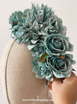 FLORES DE FLAMENCAS VERDE AGUA FLO1499 - FELIZ SHOPPING 