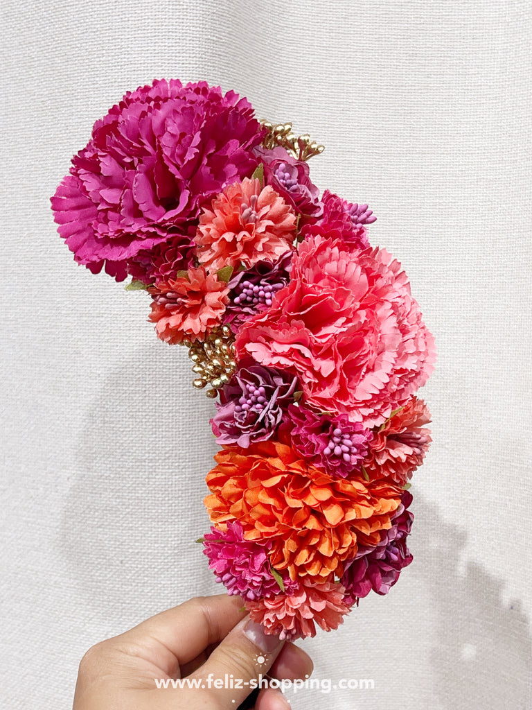 Media Corona flores flamenca