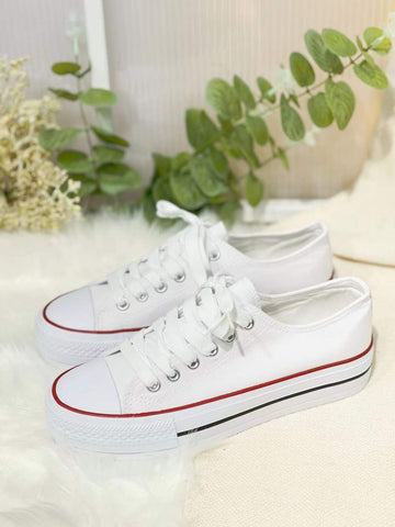 CONVERSE TELA LINEA ROJA-NEGRA C8363-B/RJ - FELIZ SHOPPING 