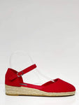 ZAPATOS ESPARTO BAJO ROJO 787-1A-RJ - FELIZ SHOPPING 