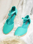 ZAPATOS CUBIERTO VERDE AGUA 787-1-VA - FELIZ SHOPPING 